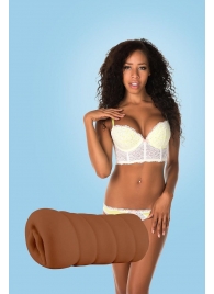 Коричневый мастурбатор-вагина BRIANNA - Dream Toys - в Братске купить с доставкой