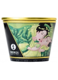 Массажная свеча Exotic Green Tea с ароматом зелёного чая - 170 мл. - Shunga - купить с доставкой в Братске