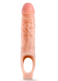 Телесная насадка на пенис 9 Inch Cock Sheath Extender - 22,2 см. - Blush Novelties - в Братске купить с доставкой