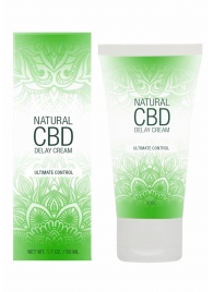 Крем-пролонгатор Natural CBD Delay Cream - 50 мл. - Shots Media BV - купить с доставкой в Братске