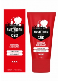 Пролонгирующий лубрикант Numbing CBD from Amsterdam - 50 мл. - Shots Media BV - купить с доставкой в Братске