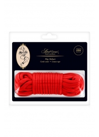 Красная веревка для фиксации - 10 м. - Sweet Caress - купить с доставкой в Братске