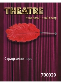 Красное страусовое пёрышко - ToyFa - купить с доставкой в Братске