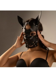 Черная маска  Собака  с ушками - Crazy Handmade - купить с доставкой в Братске