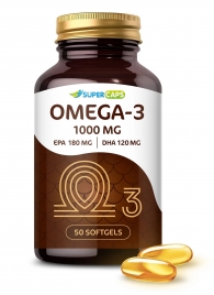 Пищевая добавка SuperCaps OMEGA-3 - 50 капсул (1000 мг) - SuperCaps - купить с доставкой в Братске