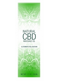 Массажное масло Natural CBD Massage Oil - 50 мл. - Shots Media BV - купить с доставкой в Братске