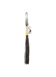 Черная плеть с желтой рукоятью Boundless Flogger - 69,25 см. - California Exotic Novelties - купить с доставкой в Братске