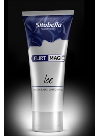 Силиконовая гель-смазка FLIRT MAGIC Ice с лёгким пролонгирующим эффектом - 75 мл. - Sitabella - купить с доставкой в Братске