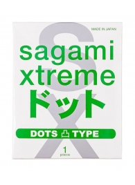 Презерватив Sagami Xtreme Type-E с точками - 1 шт. - Sagami - купить с доставкой в Братске