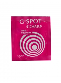 Стимулирующий интимный крем для женщин Cosmo G-spot - 2 гр. - Биоритм - купить с доставкой в Братске