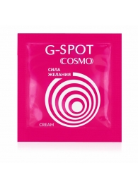 Стимулирующий интимный крем для женщин Cosmo G-spot - 2 гр. - Биоритм - купить с доставкой в Братске