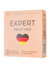 Ароматизированные презервативы EXPERT Fruit Mix - 3 шт. - Expert - купить с доставкой в Братске