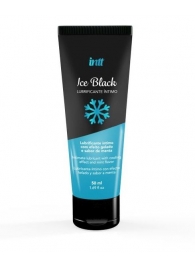 Лубрикант на водной основе Ice Black с ледяным эффектом - 50 мл. - INTT - купить с доставкой в Братске
