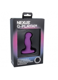 Фиолетовая вибровтулка Nexus G-Play+ M - Nexus Range - в Братске купить с доставкой