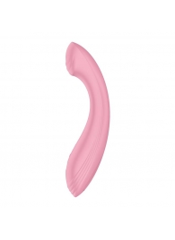 Розовый вибромассажер G-Force - 19 см. - Satisfyer