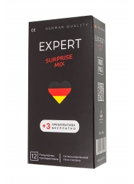 Презервативы EXPERT Surprise Mix - 12 шт.(+3 в подарок) - Expert - купить с доставкой в Братске