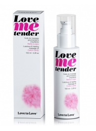 Съедобное согревающее массажное масло Love Me Tender Cotton Candy с ароматом сладкой ваты - 100 мл. - Love to Love - купить с доставкой в Братске