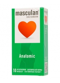 Презервативы анатомической формы Masculan Anatomic - 10 шт. - Masculan - купить с доставкой в Братске