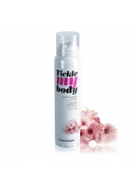 Массажная хрустящая пенка Tickle My Body Cherry Blossom с ароматом вишневого цвета - 150 мл. - Love to Love - купить с доставкой в Братске