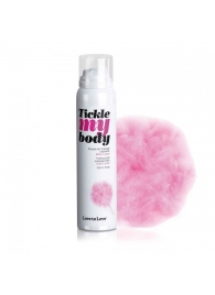 Массажная хрустящая пенка Tickle My Body Cotton Candy с ароматом сладкой ваты - 150 мл. - Love to Love - купить с доставкой в Братске