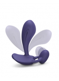 Темно-синий вибромассажер Witty P G Vibrator with Remote Control - Love to Love - в Братске купить с доставкой