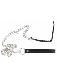 Зажим для половых губ с поводком Pussy Clamp With A Leash - Orion - купить с доставкой в Братске