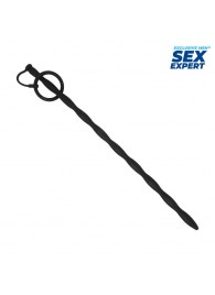 Черный стимулятор уретры Sex Expert - Sex Expert - купить с доставкой в Братске