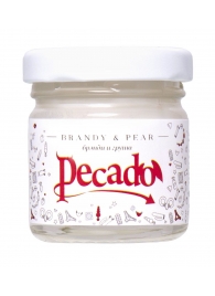 Массажная свеча Brandy   Pear - 35 мл. - Pecado - купить с доставкой в Братске