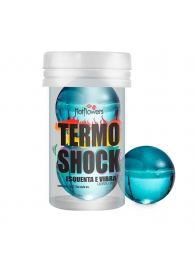 Интимный гель Termo Shock Hot Ball с разогревающе-покалывающим эффектом (2 шарика по 3 гр.) - HotFlowers - купить с доставкой в Братске