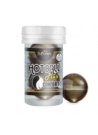 Анальный лубрикант на масляной основе Hot Ball Plus Conforto (2 шарика по 3 гр.) - HotFlowers - купить с доставкой в Братске