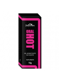 Гель для оральных ласк Oral Hot с согревающим эффектом - 15 гр. - HotFlowers - купить с доставкой в Братске