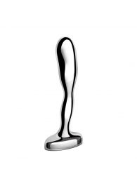 Стальной стимулятор простаты Stainless Steel Prostate Plug - 11,5 см. - b-Vibe - в Братске купить с доставкой