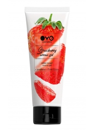 Лубрикант на водной основе OYO Aroma Gel Strawberry с ароматом клубники - 75 мл. - OYO - купить с доставкой в Братске