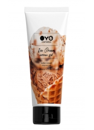 Лубрикант на водной основе OYO Aroma Gel Ice Cream с ароматом пломбира - 75 мл. - OYO - купить с доставкой в Братске