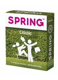 Классические презервативы SPRING CLASSIC - 3 шт. - SPRING - купить с доставкой в Братске