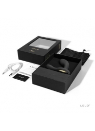 Чёрный перезаряжаемый стимулятор простаты Bruno Black - Lelo - в Братске купить с доставкой