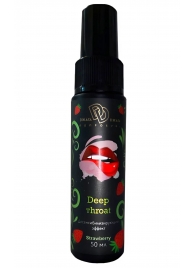 Спрей для горла Deep Throat с десенсибилизирующим эффектом и вкусом клубники - 50 мл. - БиоМед - купить с доставкой в Братске