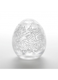 Мастурбатор-яйцо Keith Haring EGG PARTY - Tenga - в Братске купить с доставкой