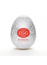 Мастурбатор-яйцо Keith Haring EGG PARTY - Tenga - в Братске купить с доставкой