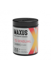 Анатомические презервативы MAXUS Sensual - 15 шт. - Maxus - купить с доставкой в Братске