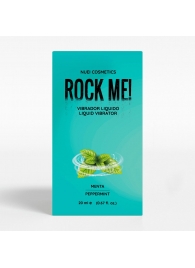 Жидкий вибратор Nuei Rock Me! с ароматом мяты - 20 мл. - Nuei cosmetics - купить с доставкой в Братске