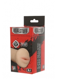 Нежный мастурбатор-ротик REALSTUFF 5INCH MASTURBATOR BJ - Dream Toys - в Братске купить с доставкой