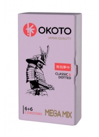 Презервативы OKOTO Mega Mix - 12 шт. - Sitabella - купить с доставкой в Братске