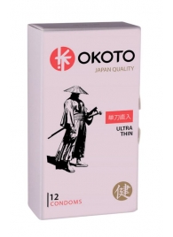 Тонкие презервативы OKOTO Ultra Thin - 12 шт. - Sitabella - купить с доставкой в Братске