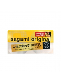 Презервативы увеличенного размера Sagami Original 0.02 XL-size - 12 шт. - Sagami - купить с доставкой в Братске