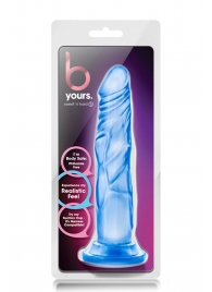 Синий фаллоимитатор с присоской Sweet N’ Hard 5 Realistic 7.5-Inch Dildo - 19,3 см. - Blush Novelties