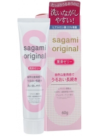 Гель-смазка на водной основе Sagami Original - 60 гр. - Sagami - купить с доставкой в Братске