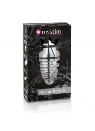 Металлическая анальная пробка Hector Helix Buttplug S - 10 см. - MyStim