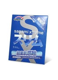 Презерватив Sagami Xtreme FEEL FIT 3D - 1 шт. - Sagami - купить с доставкой в Братске