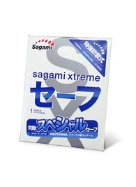 Презерватив Sagami Xtreme Ultrasafe с двойным количеством смазки - 1 шт. - Sagami - купить с доставкой в Братске